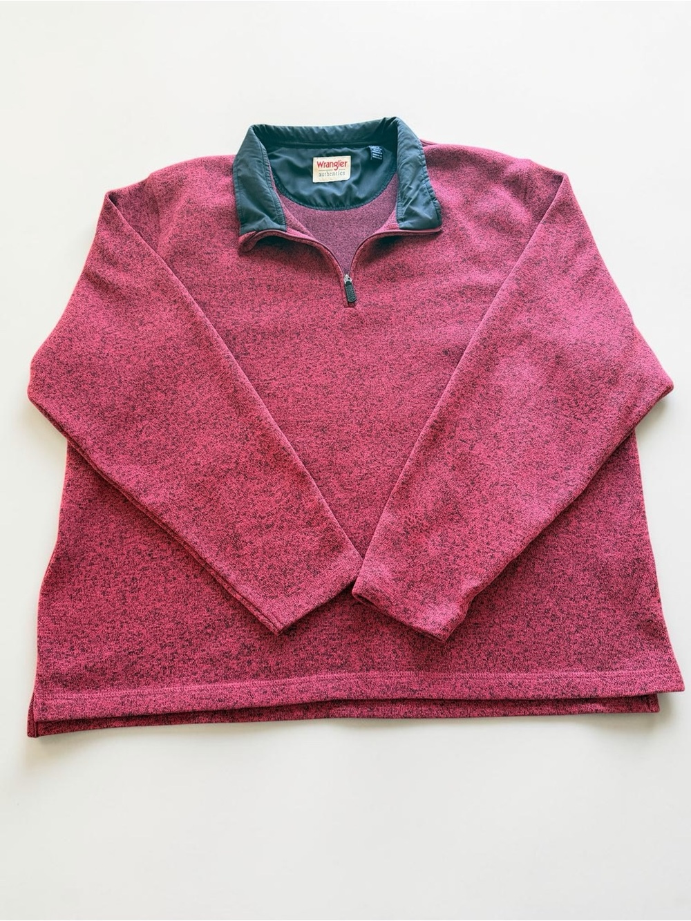 Wrangler Men's Quarter-Zip Sweater -2XL